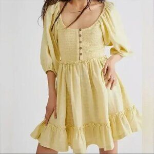 *SOLD* NWOT Free People Summer Picnic Mini Dress